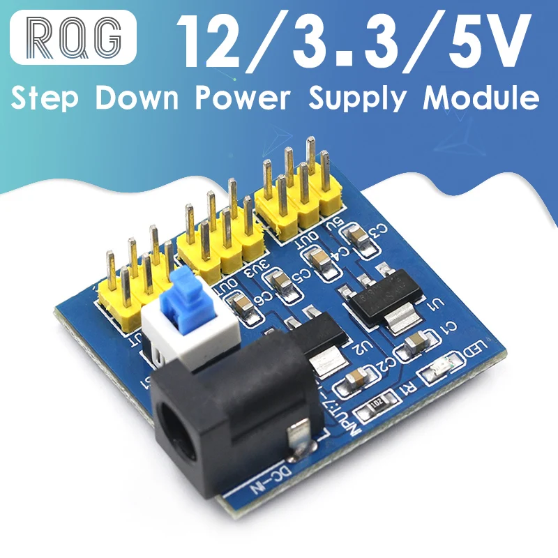 DC-DC 12V To 3.3V 5V Buck Step down Power Supply Module For Arduino