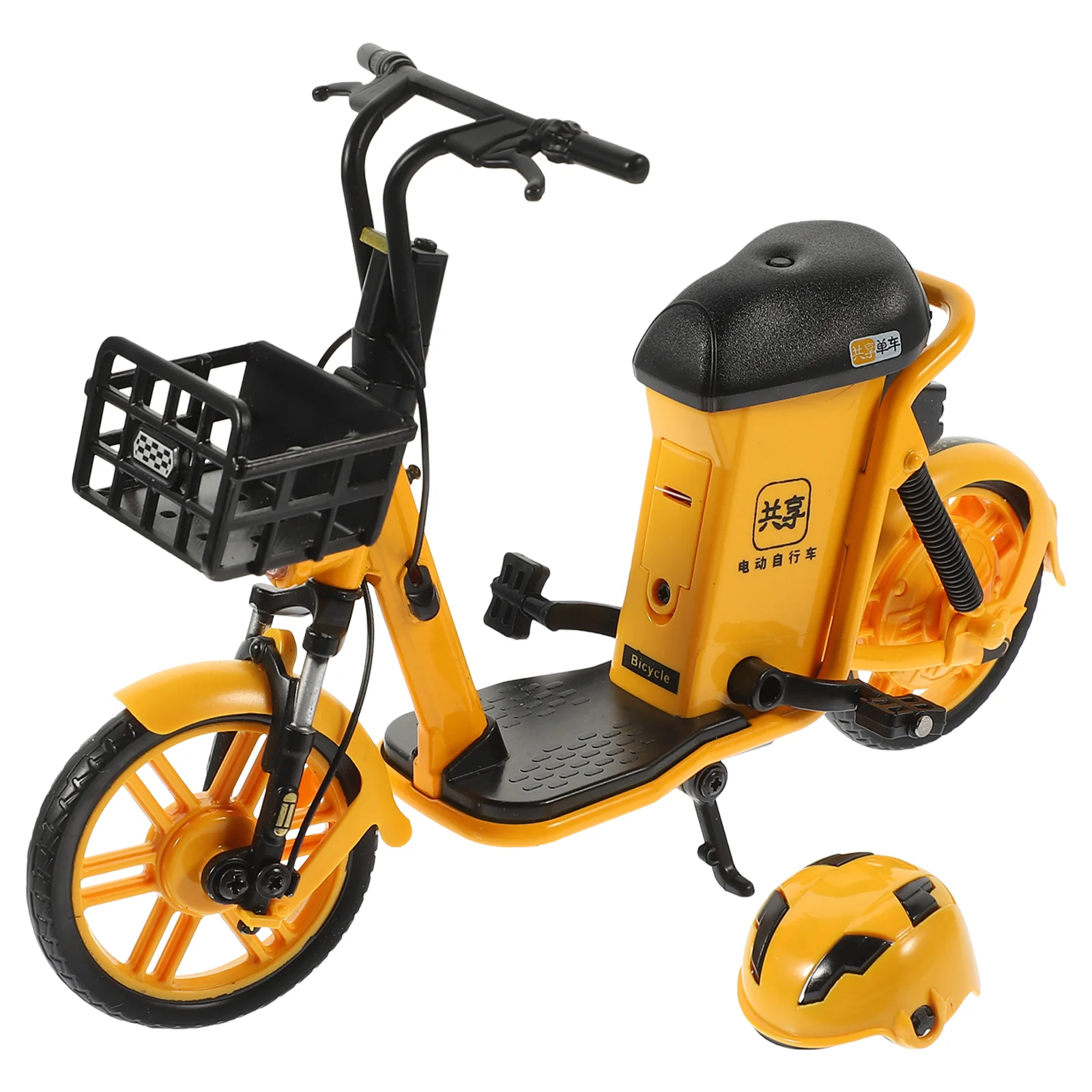 

Alloy Car Model Kids Decor Electric Bicycle Simulation Desk Metal Pedelec Sculpture Bike Ornament Children Toy Office