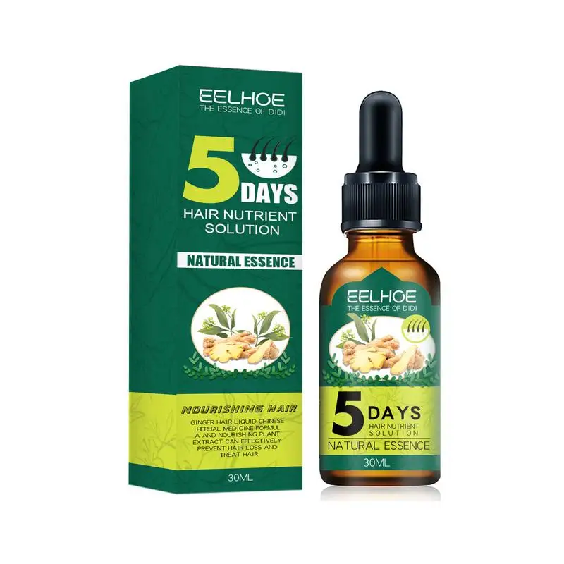

Sdotter Ginger Hair Care Essential Oil Hair Growth Natural Solution Anti Hair Fall Oil Solution Serum Essence Hair Care