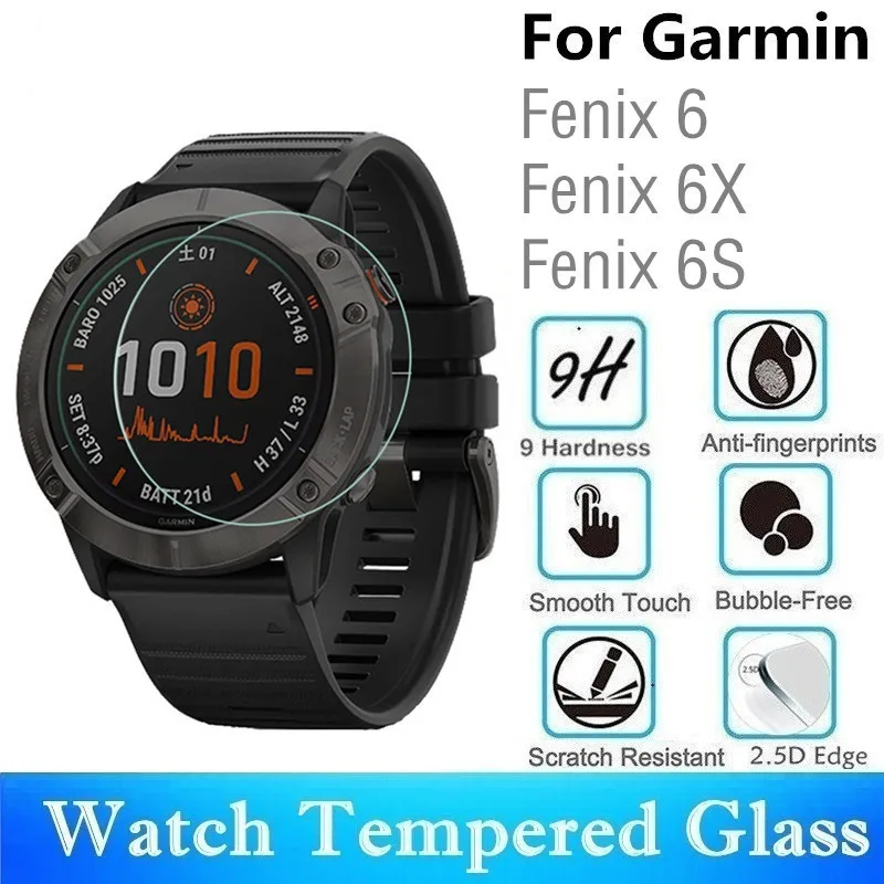 10 упаковок экран для часов Garmin Fenix7 7S 7X 6 6X 6S 5 5X фотопленка HD 3D закаленное стекло
