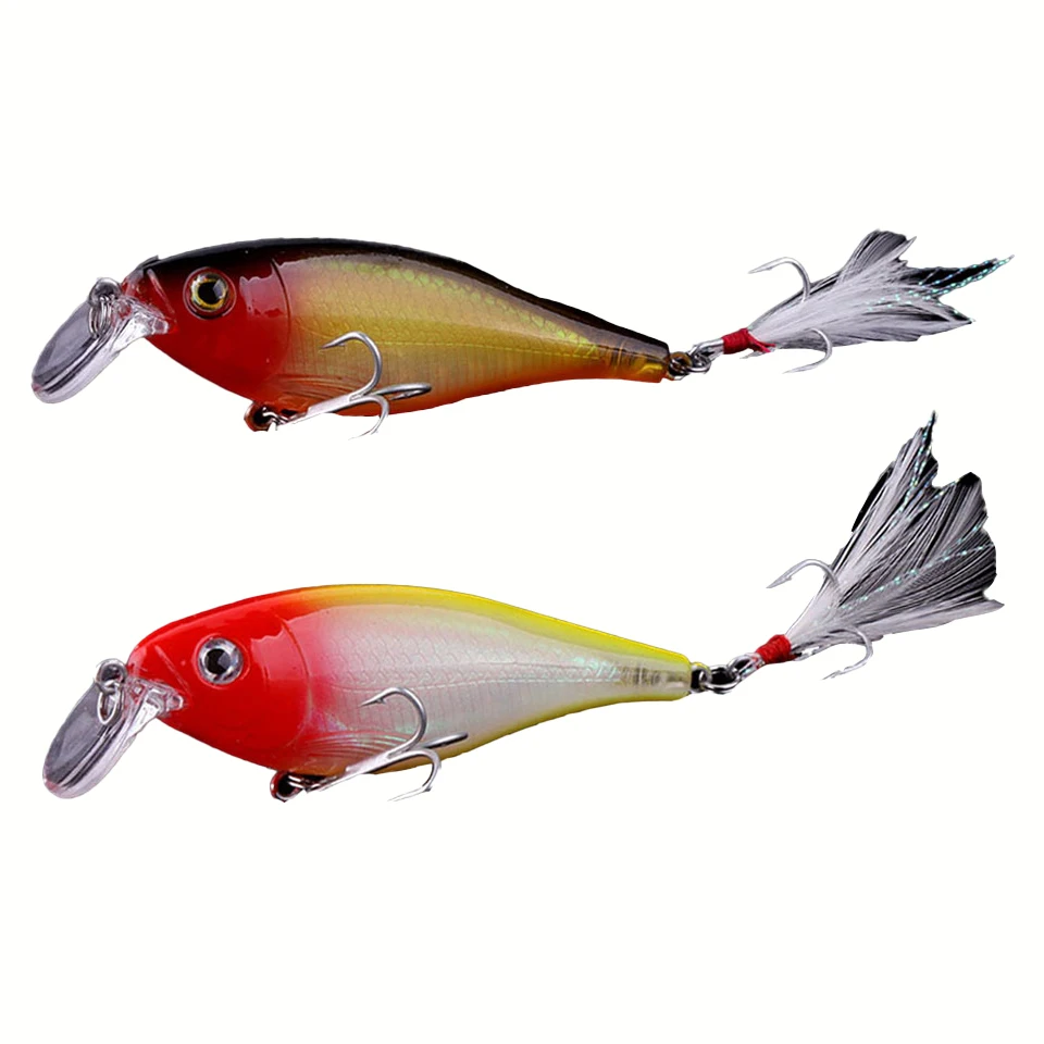 

KoKossi 1Pcs 12.5G/8.5CM Minnow Bait Artificial Bait Towing Pesca Isca Bass Bait Fishing Gear