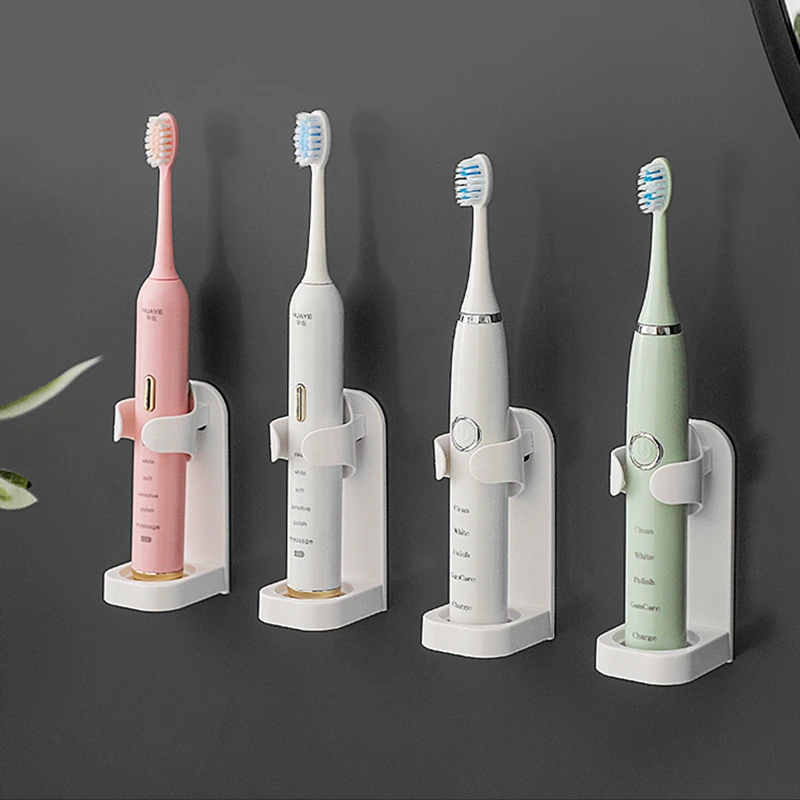 

Electric Toothbrush Rack Portable Storage Toothbrush Holder Punch Free Wall Mounted Toothbrush Bracket Bathroom Shelf Accessory