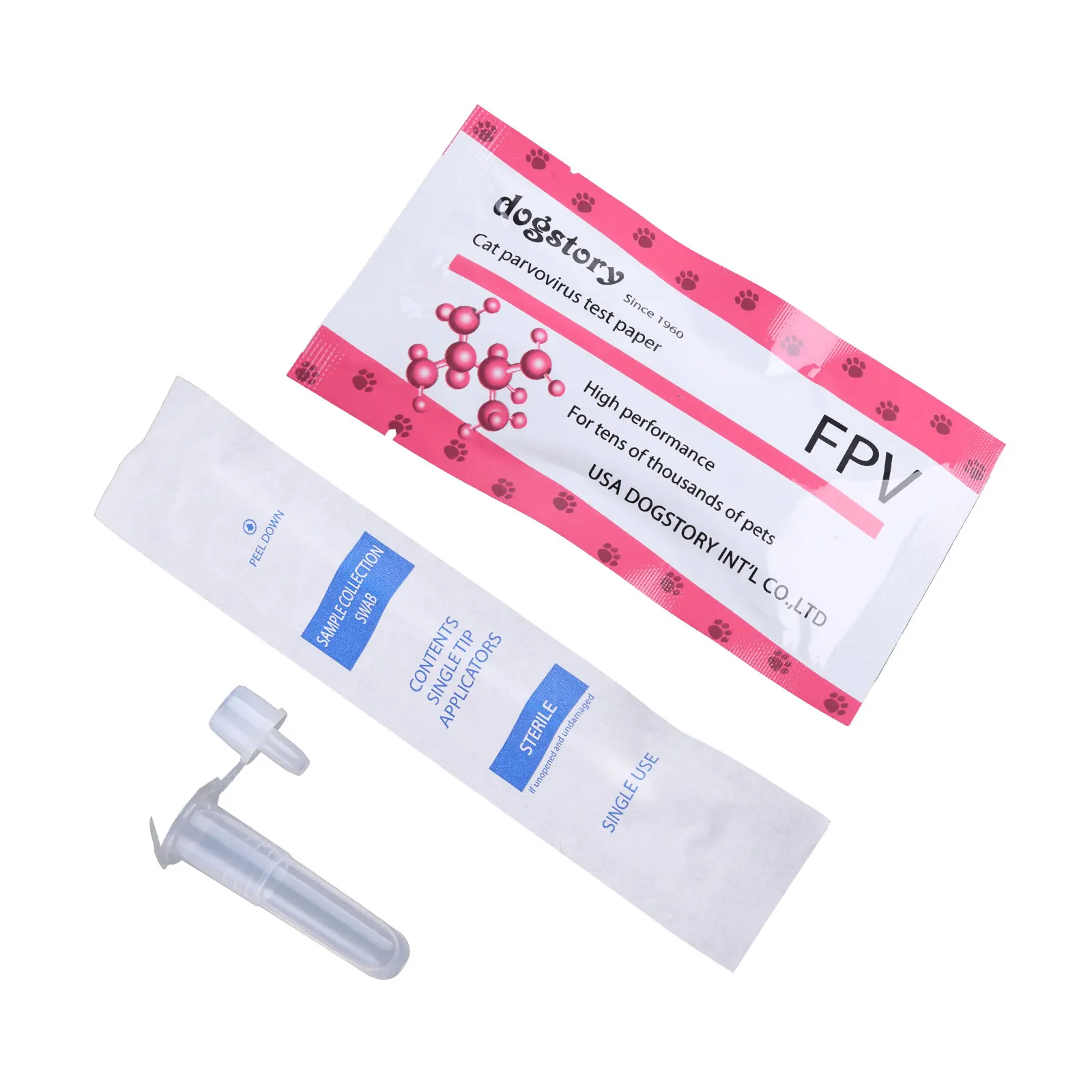 Набор для тестирования инфекционного агента Canine для домашних животных: тест на обнаружение заболеваний у котят Panleukopenia.