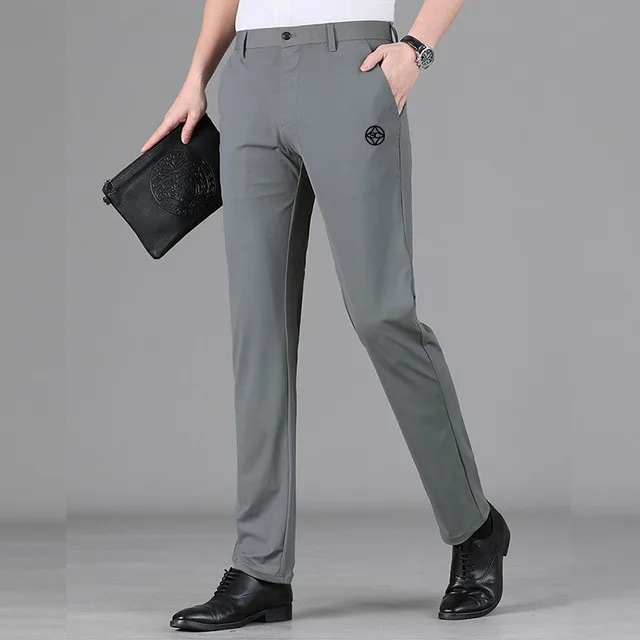 Men's Golf Clothing Golf Trousers Spring Autumn Quality Elasticity Thin Pants Korean Fashion Business Casual Man Quick Dry Pants