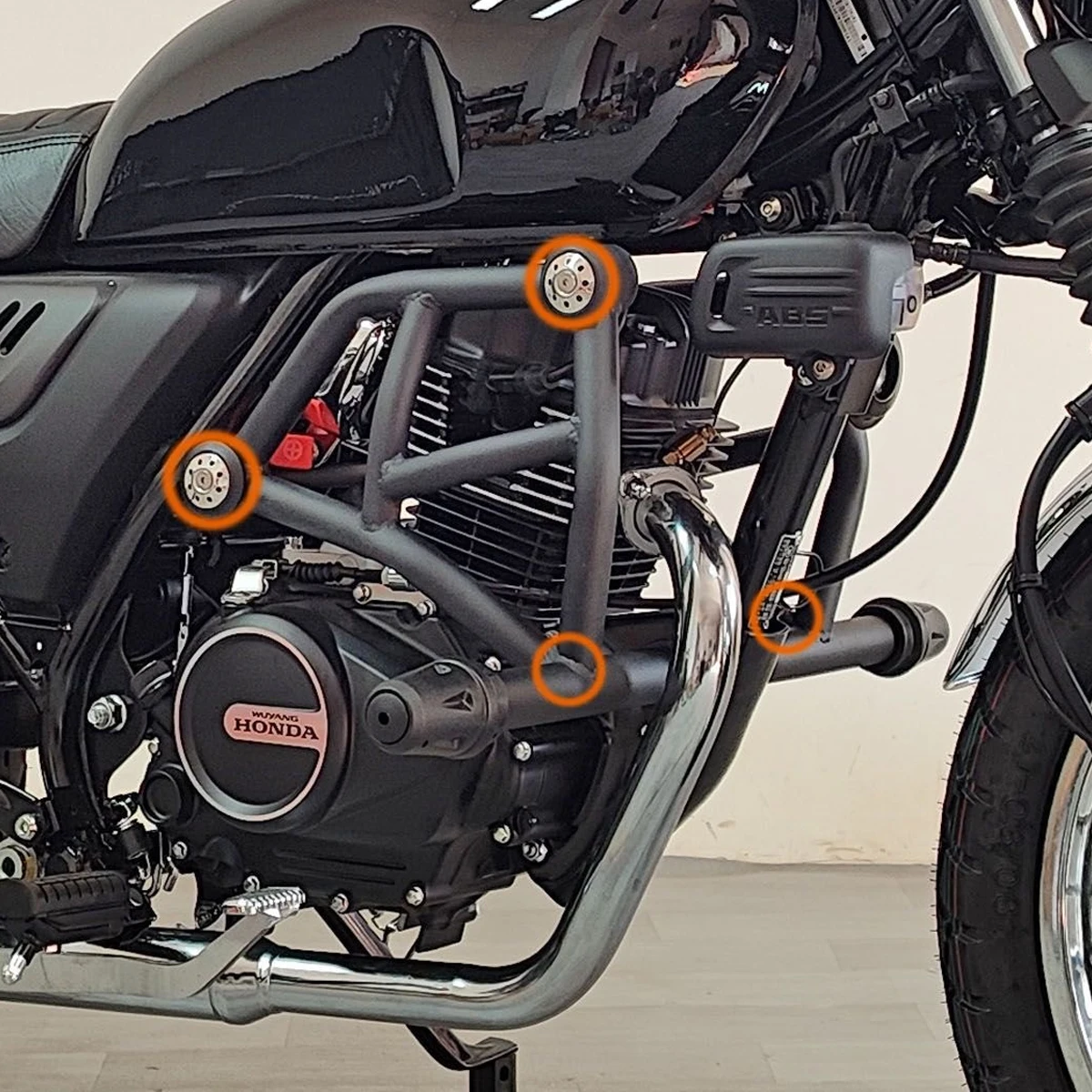 Фото Защитный бампер для двигателя мотоцикла HONDA CGX150 CGX-150 CGX 150, передний защитный барьер, гоночная защитная дуга. №1