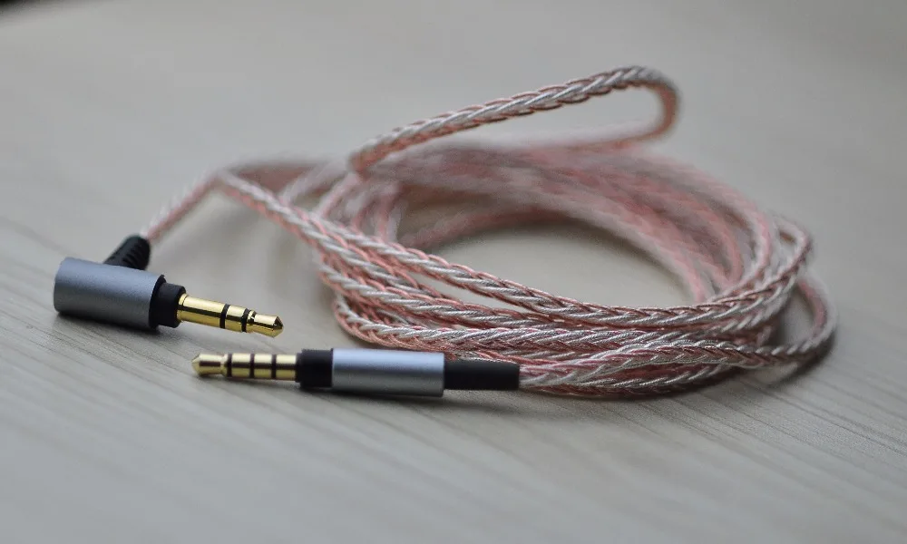 Плетеный кабель 3 5 мм для наушников SONY MDR-1000X/WH-1000XM2 1000XM3 XM4 XM5 WH-H800 H900N 1AM2