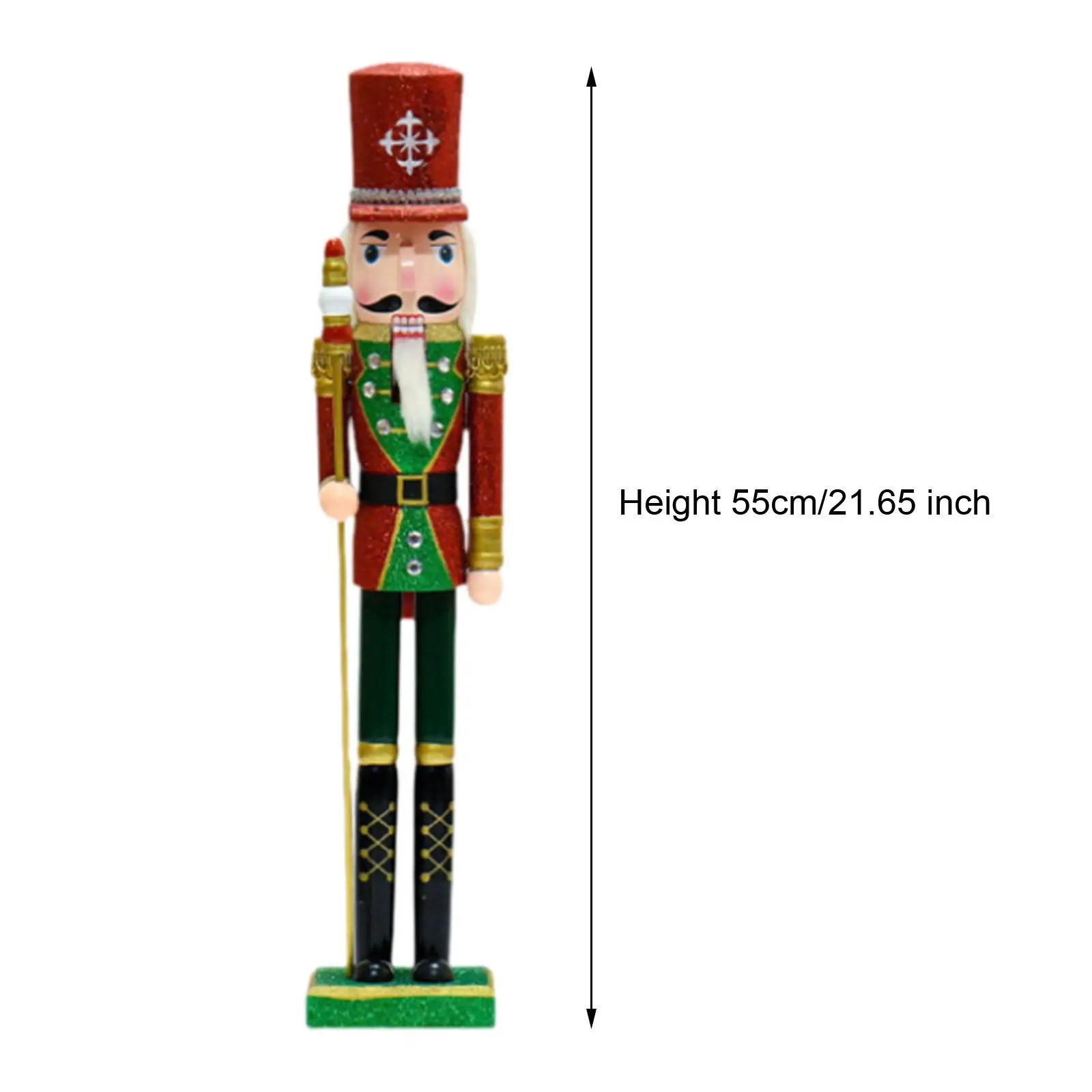 Рождественский Щелкунчик реквизит для фотосессии высота 22 дюйма стабильная