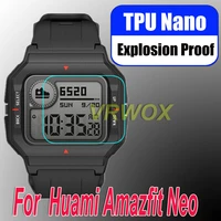 1pcs for huami amazfit neo hd clear anti scratch soft tpu nano explosion proof screen protector