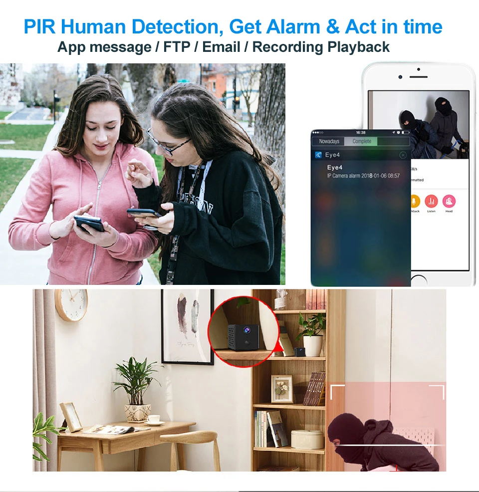 Vstarcam New 4G Беспроводная мини-камера 1080P IP 2600mAh батарея Wifi IR ночное наблюдение безопасности.