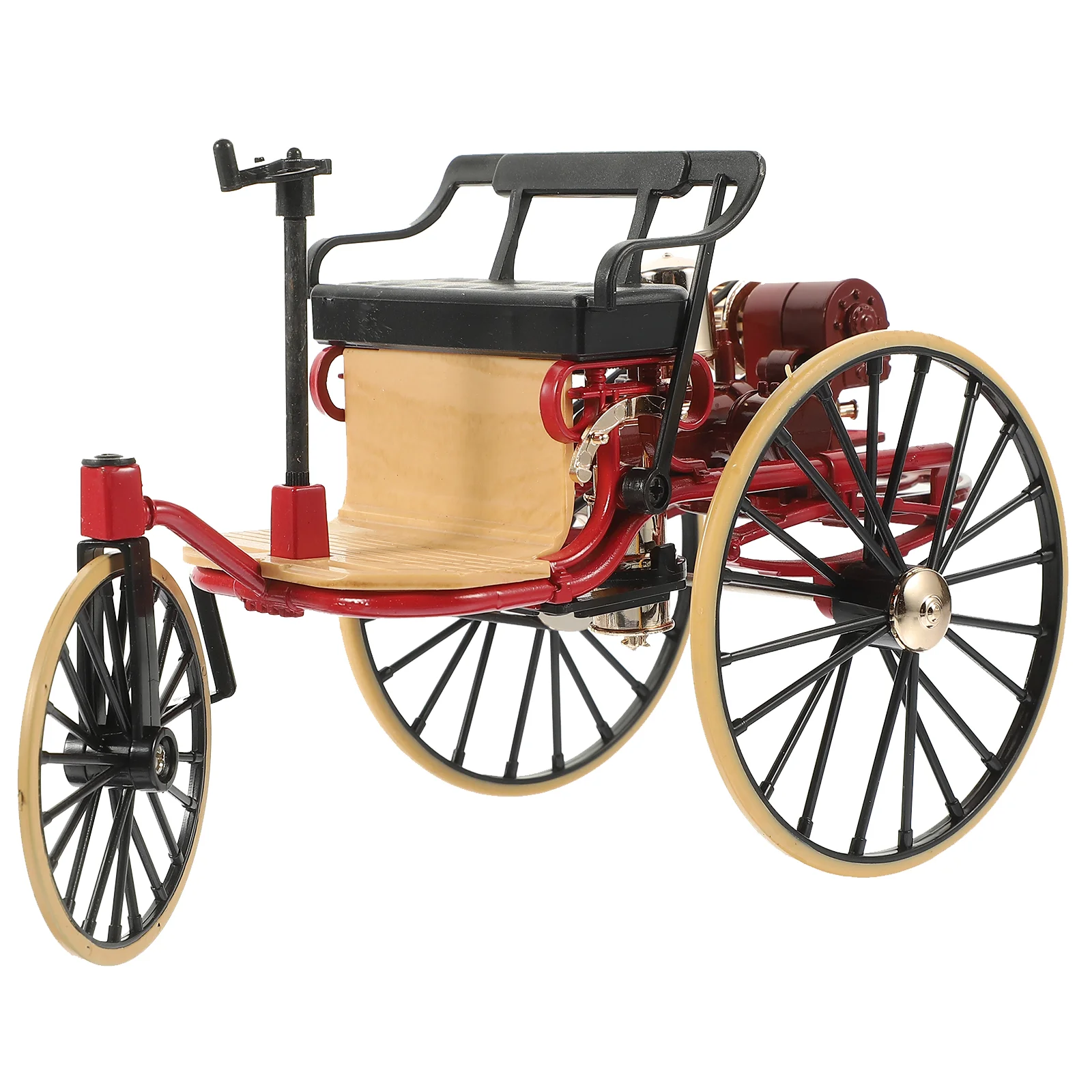 

Vintage Car Model Retro Toys Tricycle Home Decor Sculptures Practical Crafts Ornament Alloy Cabinet Decoration Office Mini bike