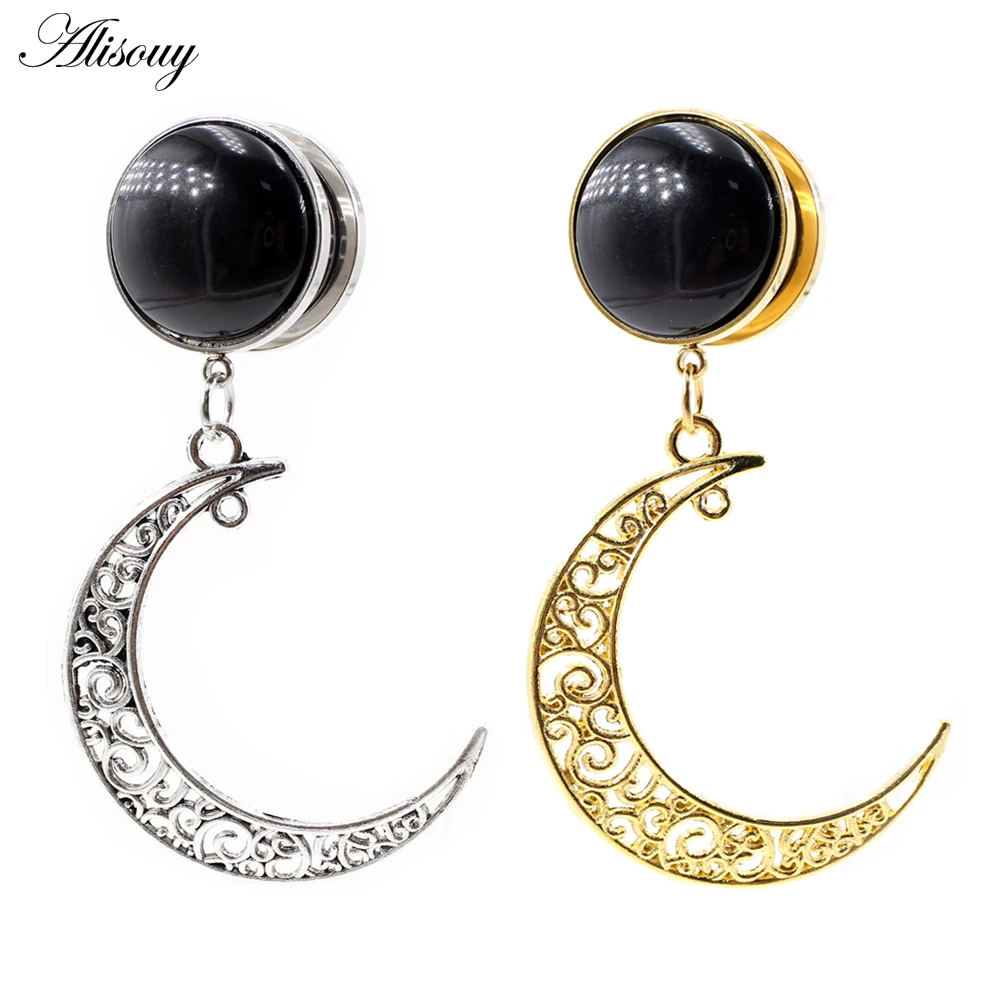 

Alisouy 2 шт. черная Подвеска из нержавеющей стали для телесных ушей