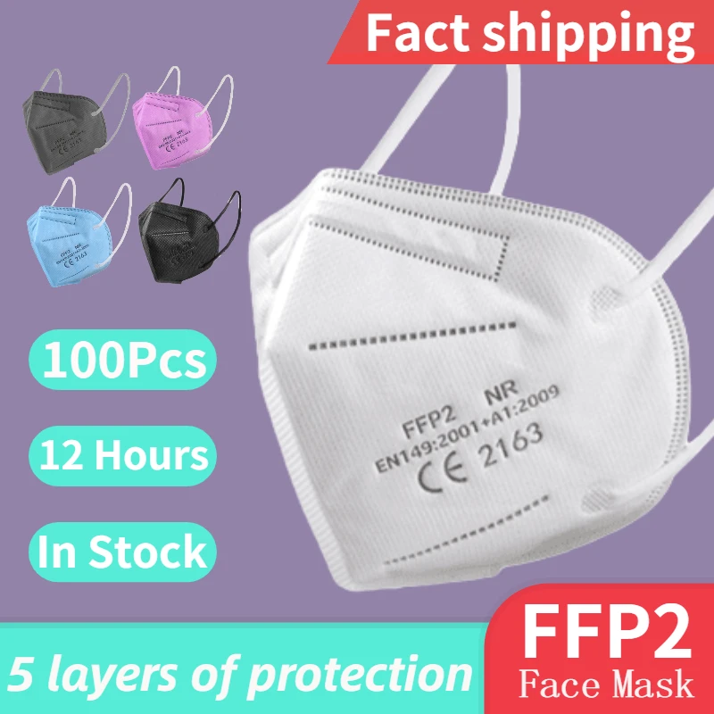 

masks ffp2 face masks KN95 colors mascarilla fpp2 homologada security protection masks n k 95 ffp 2 originais 5ply mask pff2 n95