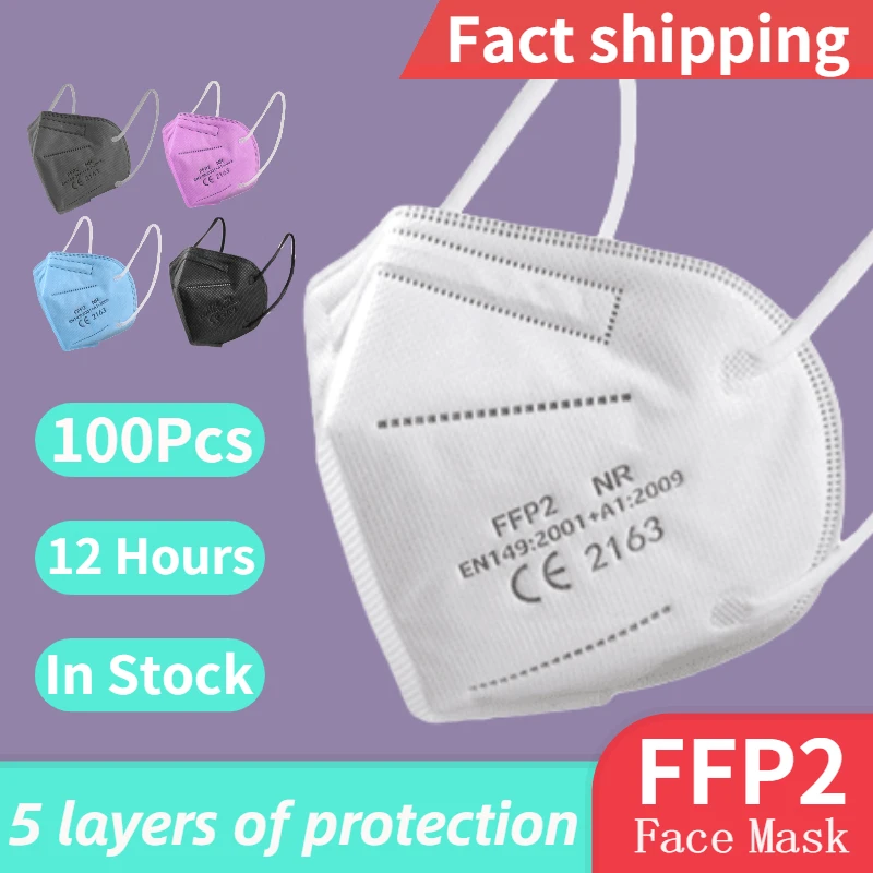 Маски ffp2 маски для лица KN95 цветов mascarilla fpp2 homologada защитные n k 95 ffp 2 оригинальные
