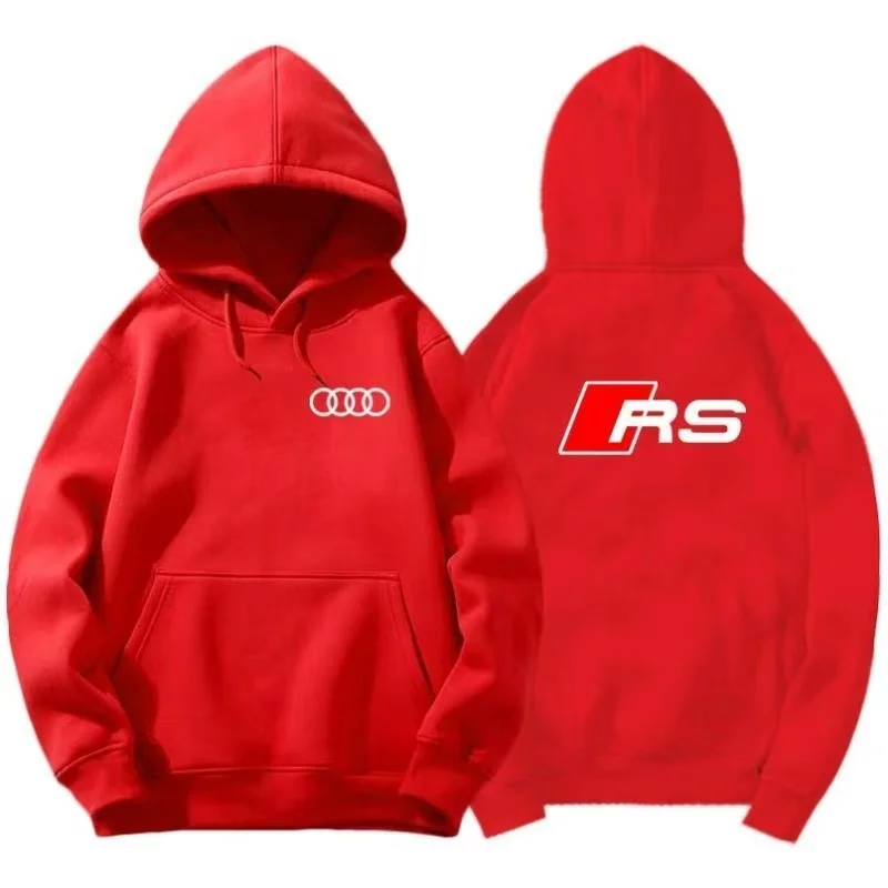 Фото Спортивная куртка Audi RS Racing Team с принтом, модная, хит продаж, в стиле кэжуал, с капюшоном №4