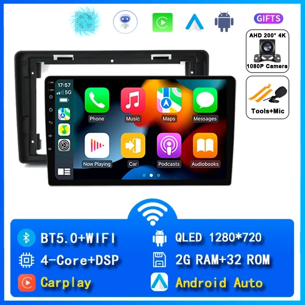 

Автомобильный радиоприемник Android 15 CarPlay для Citroen Berlingo 2 B9 Peugeot Partner 2008-2019, мультимедийный видеоплеер, GPS, авторадио HU