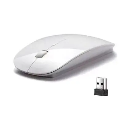 

Wireless Optical Mouse Mice for Apple Mac Macbook Pro Air PC White