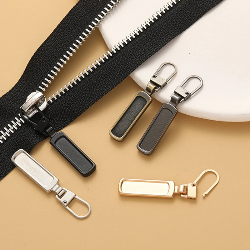 

Metal Zipper Fixer Repair Replacement Pullers Tool Detachable Zippers Sliders for Backpack Suitcase Jacket Bags Coat