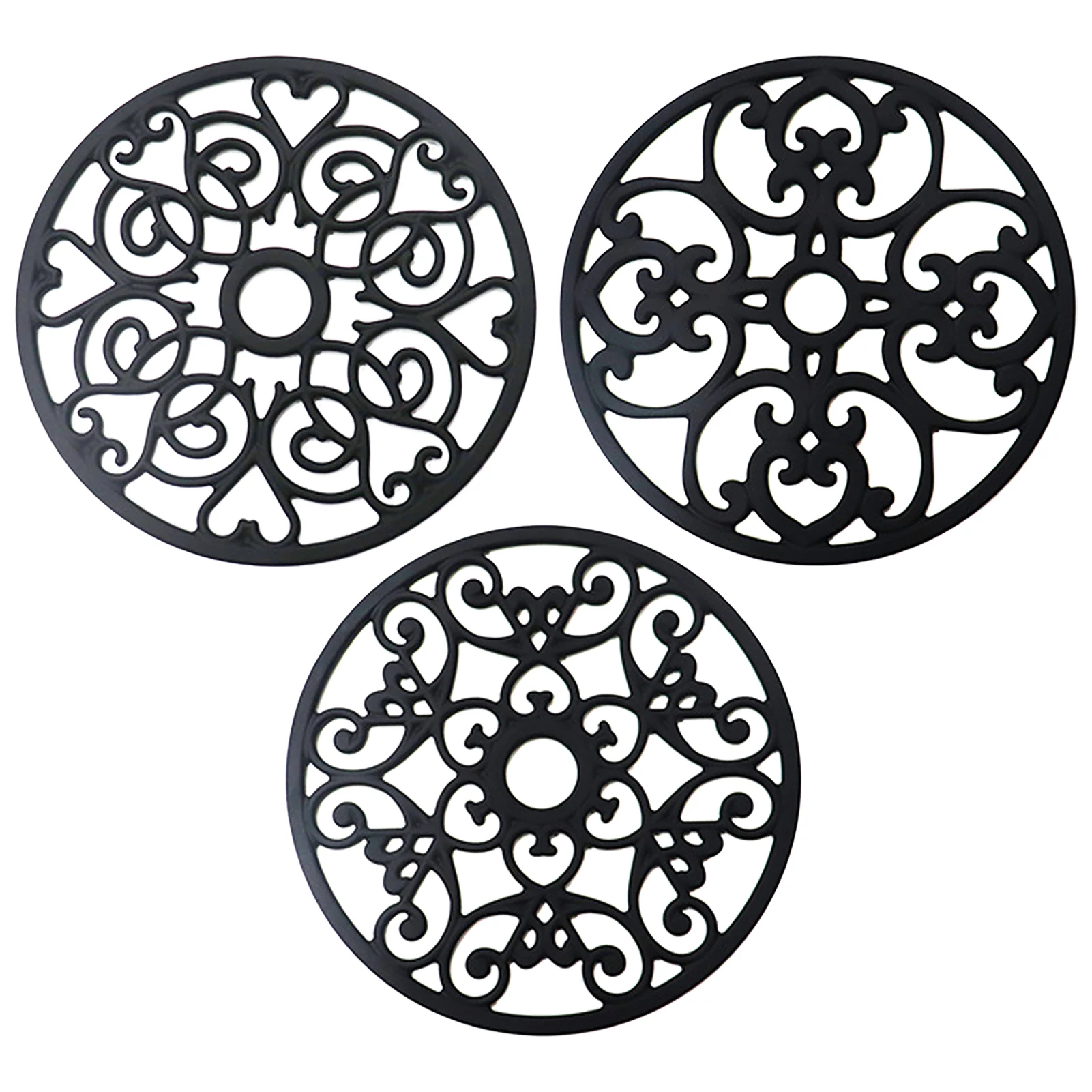 

3 шт./компл. Trivet коврик, посуда, гибкая Нескользящая столешница, многофункциональные подставки для кастрюль, силиконовая салфетка для стола, ...