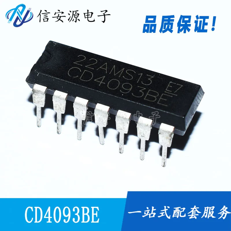 

20pcs 100% orginal new CD4093 CD4093BE DIP-14 and non-trigger