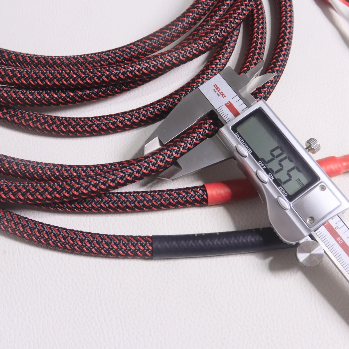 Фото 1 пара HIFI Canare, оригинальный 4S8, 15AWG * 4-ядерный аудиокабель HiFi, кабель динамика, провод усилителя типа «банан и Y», сделанный в Японии №5