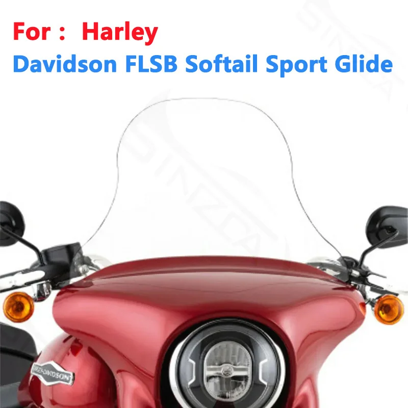 

14 "ветровое стекло для Harley Davidson FLSB Softail Sport Glide 2018 2019 2020 2021 Touring ветровое стекло прозрачные ветровые дефлекторы