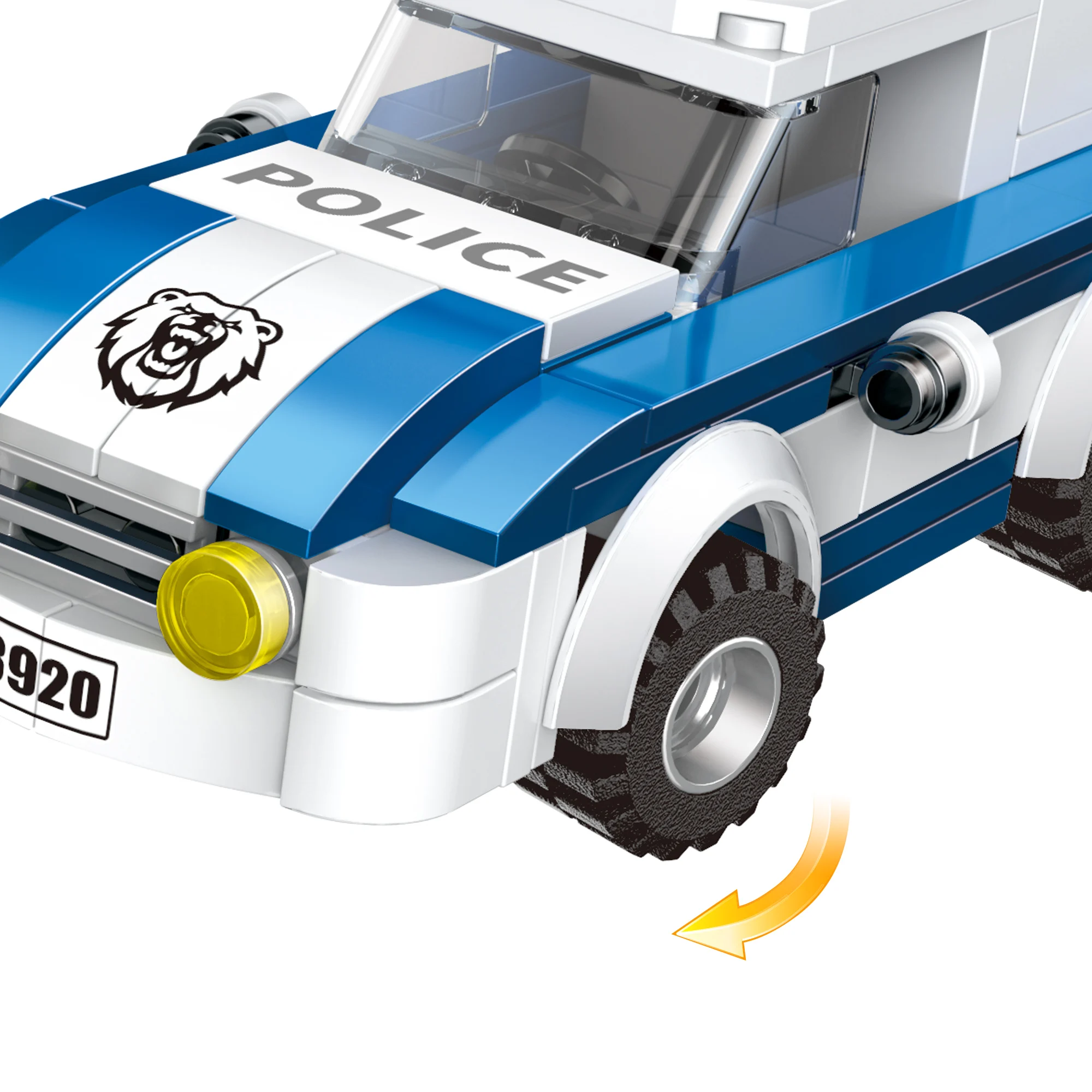 Конструкторы Cogo полицейский автомобиль идеальный подарок для детей и взрослых