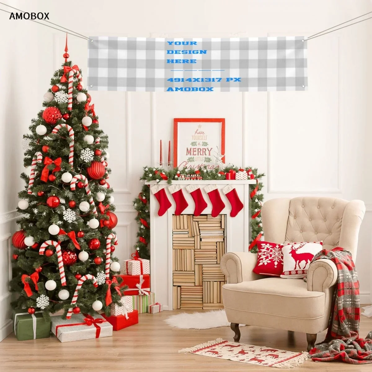 AMOBOX-настраиваемое пустое украшение для сада парада игр в комнате спортивных