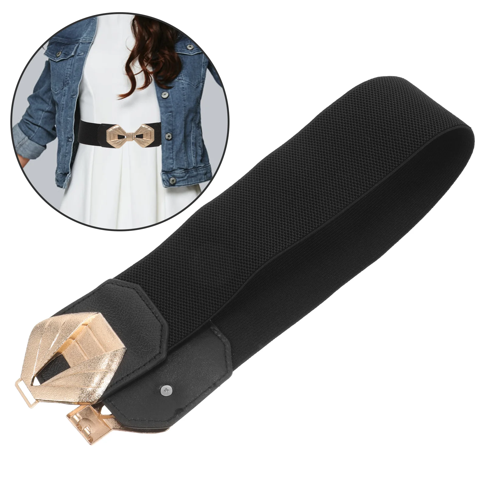 

Bow Belt Ladies Stretch for Women Elastic Gstrings Pack Waist Jeans Alloy Belts