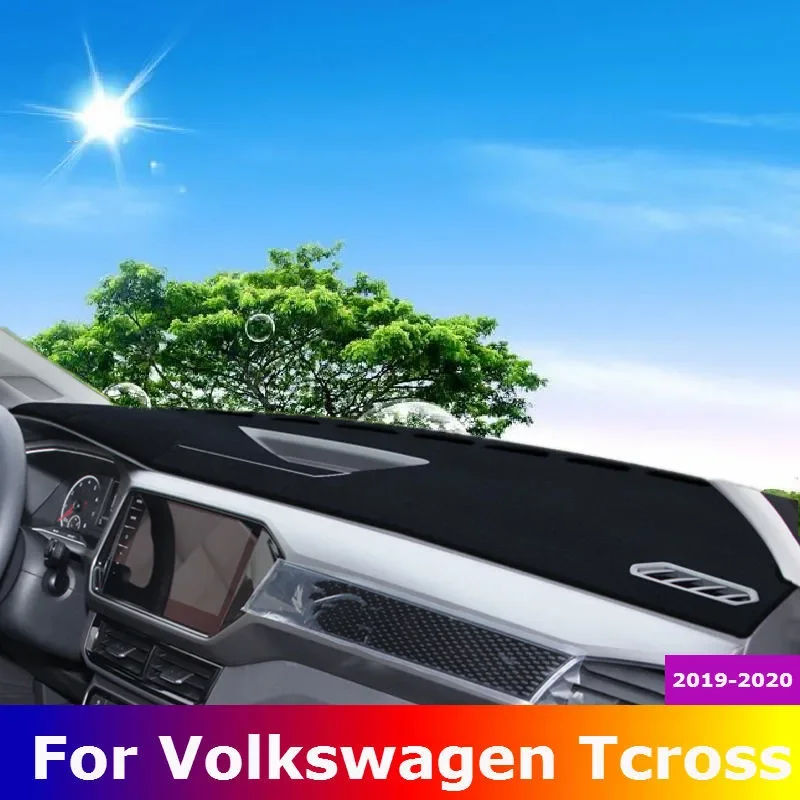 Для Volkswagen T-cross 2019-2021 чехол для приборной панели автомобиля
