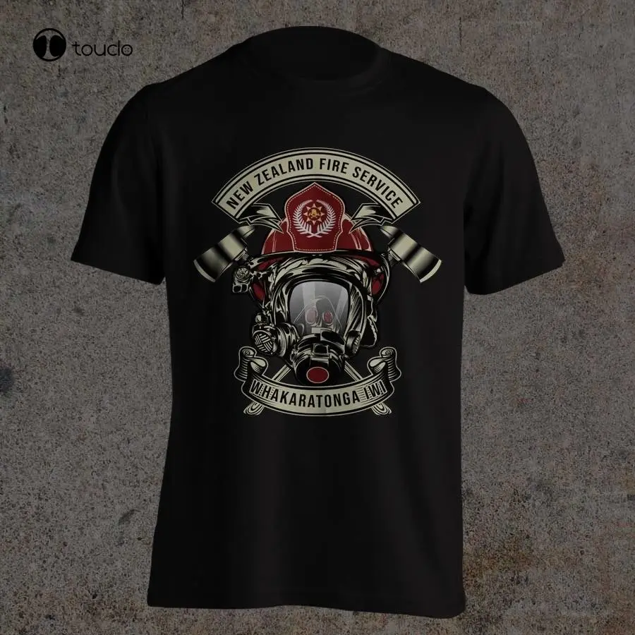 

Новая Зеландия Пожарная служба и аварийная помощь Wakaratonga Iwi спасательный пожарный истребитель Новинка Мужская забавная модная Классическая футболка