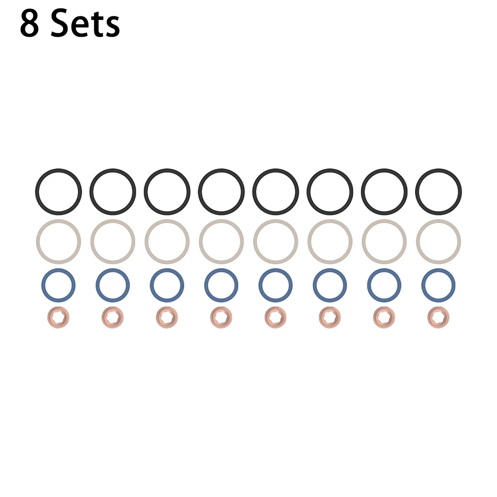 

Powerstroke Diesel MOTORCRAFT Fuel Injector O-Ring Set For Ford 6.0 6.0L 03-10 Car Accessories High-quality O-ring Washer