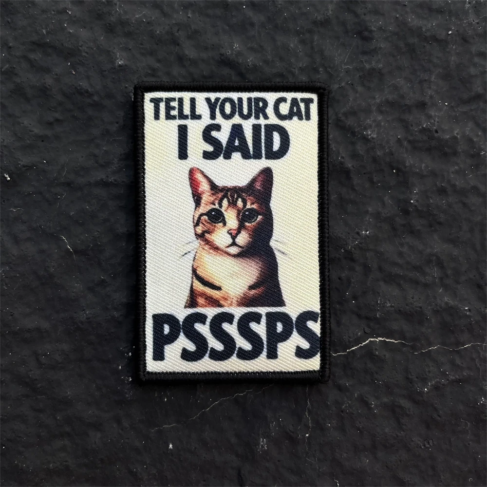 Тактическая нашивка с тигром FAFO значок изображением кота мораля я нехай тебя