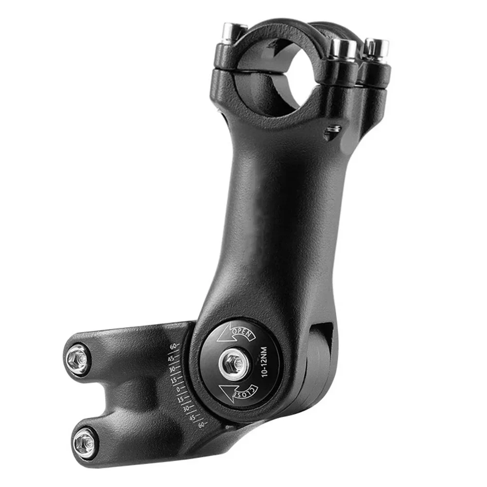 Regulowana kierownica do roweru górskiego 25 4/31 8 mm Regulowany wspornik ze stopu aluminium Czarny kuty Akcesoria rowerowe