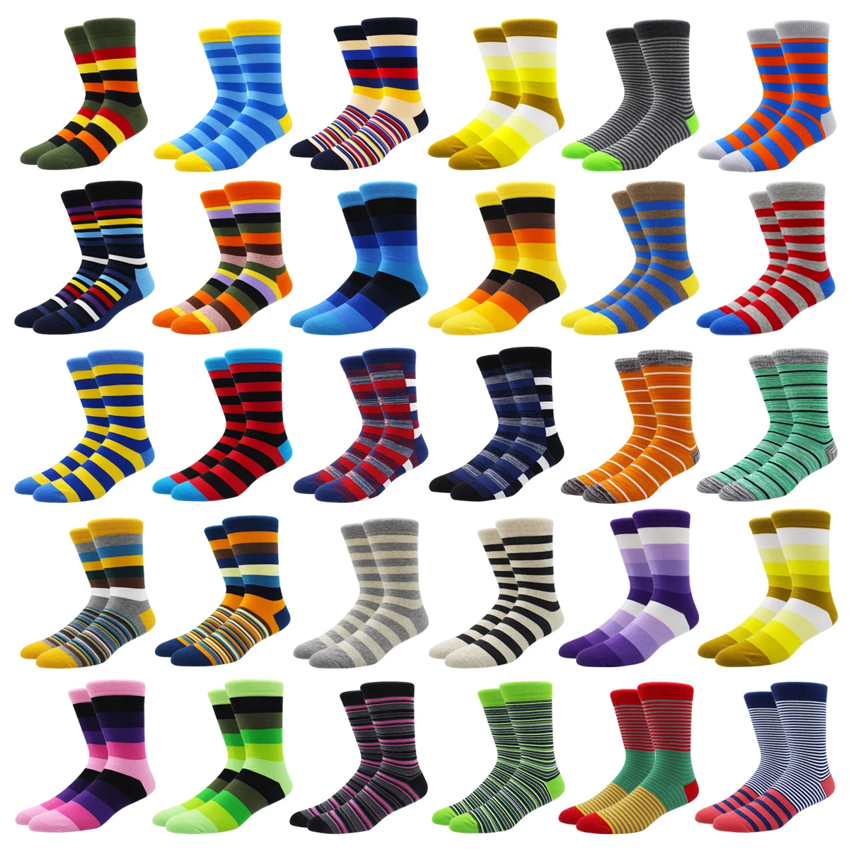 Wholesale Men and Women Custom Socks Fashion Running Football Cycling Cotton Socks Funny Rainbow Short Warm Socks for Men