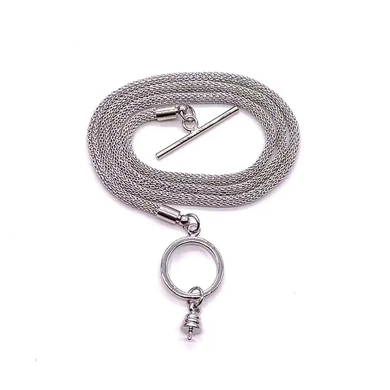 45cm Strong 2.5mm Snake Body Chain OT IQ Front Decorative Buckle Clasp 925 Silver For Pandent DIY Findings Made By Yourself