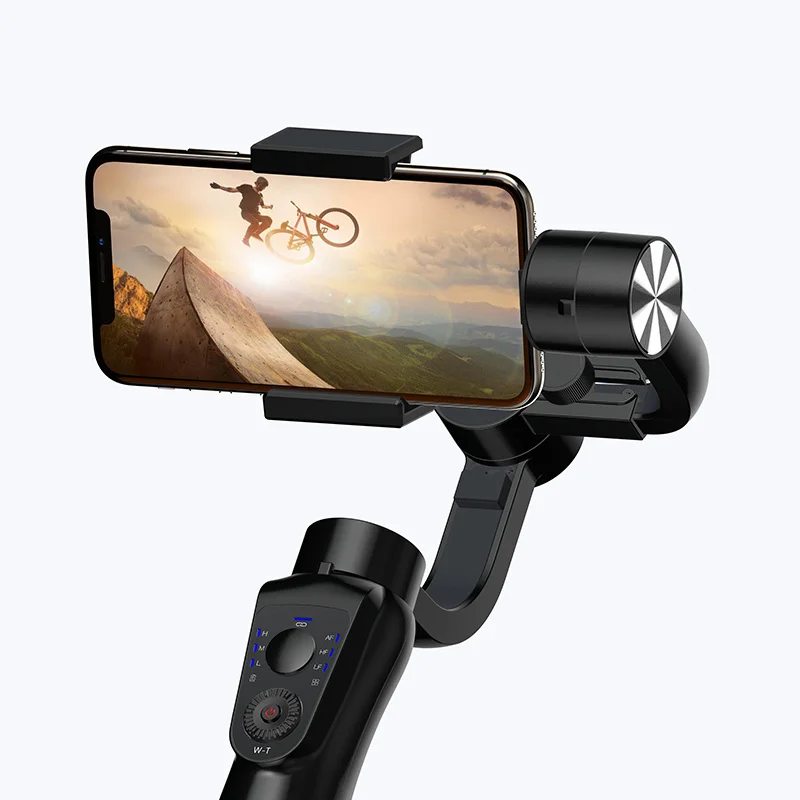 Hot Sale 3 Axis Handheld Gimbal Camera Stabilizer With Tripod Face Tracking Via App Selfie Stick Gimbal Stabilizer