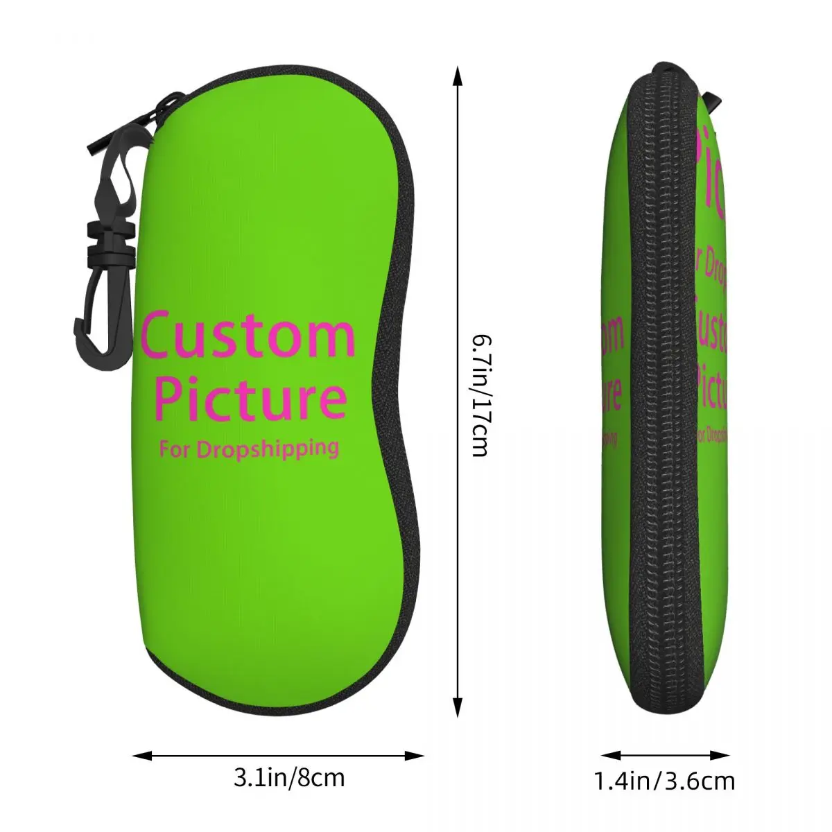 Чехол для очков с персонализированным логотипом на заказ крутой индивидуальный