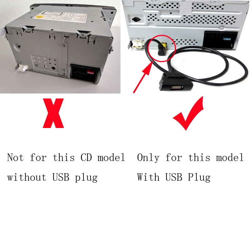 Автомобильный радиоприемник USB-переключатель RCD510 RNS315 для Skoda Octavia CD Changer USB