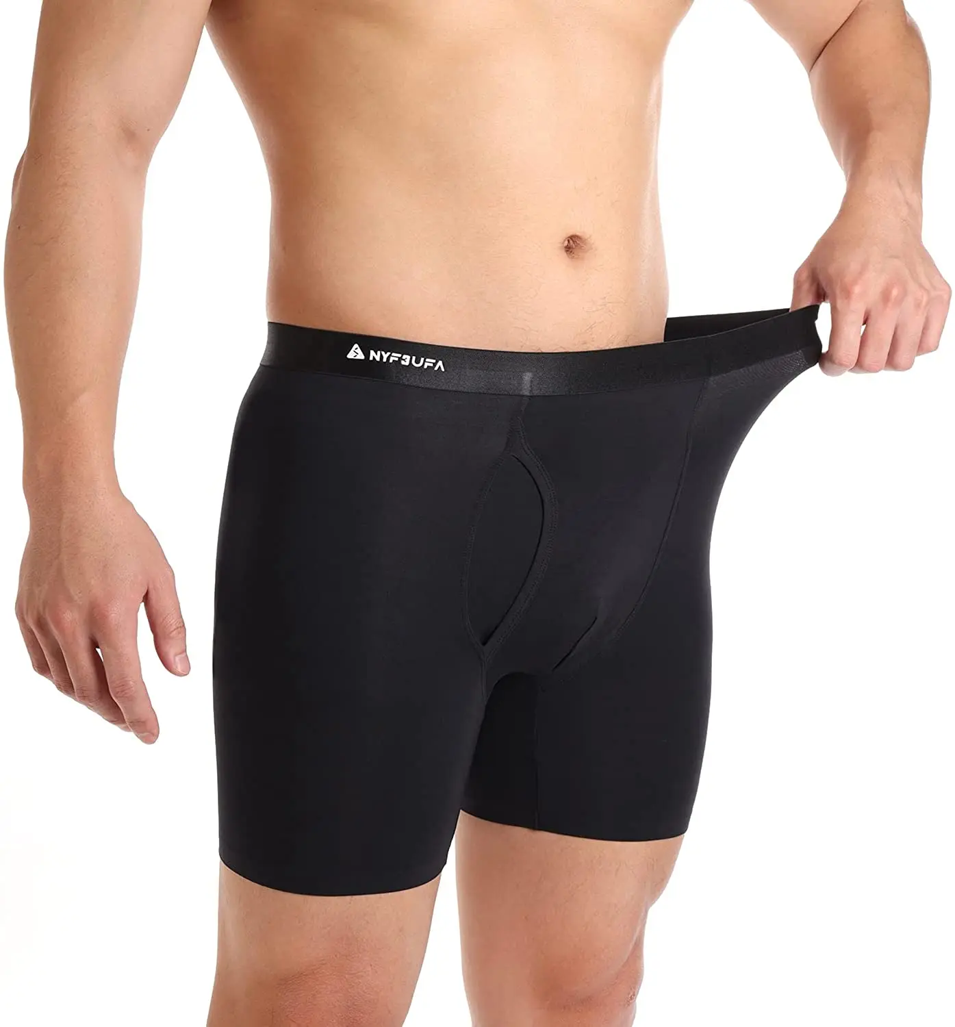 Two Mens Boxer Briefs Modal and Nano Copper Stretch Underwear for Men