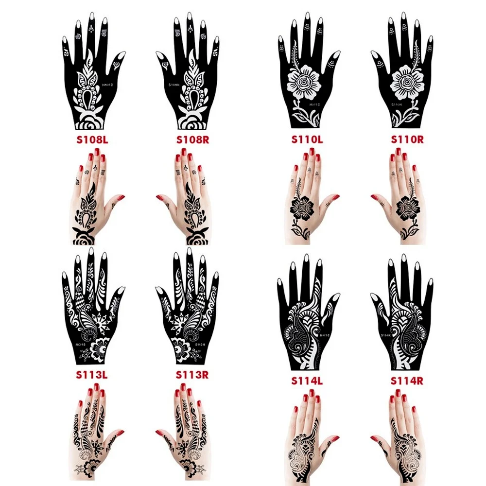 

Black Large Snake Flower Fake Tattoo Sticker For Women Dot Rose Peony Temporary Tattoos DIY Water Transfer Tatoos Girls