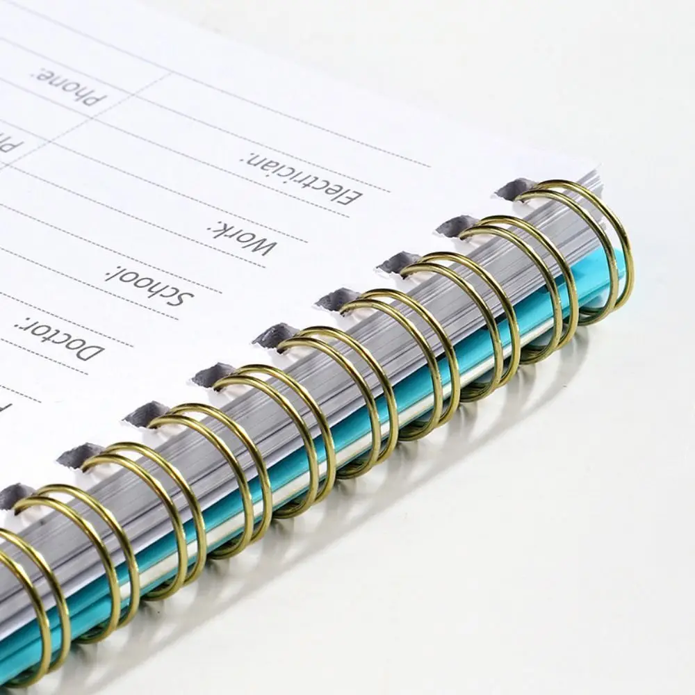 С алфавитическими вкладками спиральная книга для хранения паролей A6 мини-размер