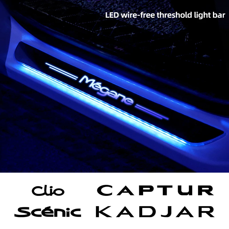 

Custom Wireless LED Car Pedal Light For Renault Clio Kangoo Medgane Trafic Modus Kwid Espace Master Symbol Twingo Fashion Symbol