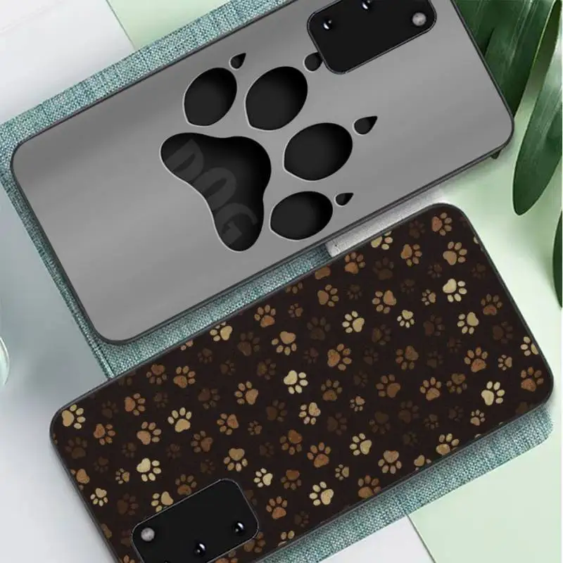 

Best Friends Dog Paw Phone Case for Samsung S10 21 20 9 8 plus lite S20 UlTRA 7edge