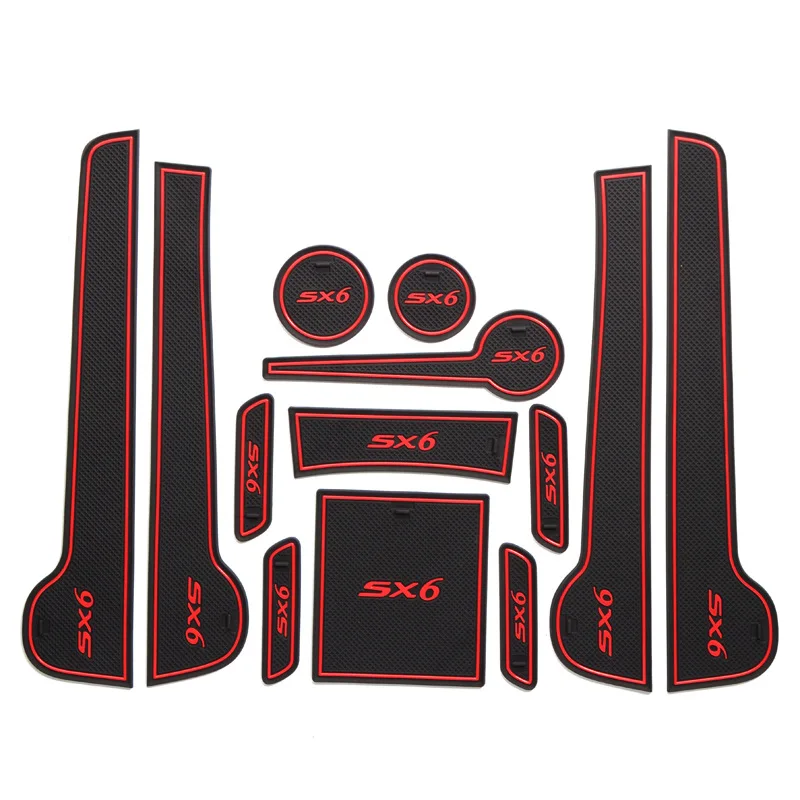 

Дверной коврик с желобом, подкладка для автомобильных ворот, подлокотник для чашки, коврик для хранения для Dongfeng Fengxing SX6 2016