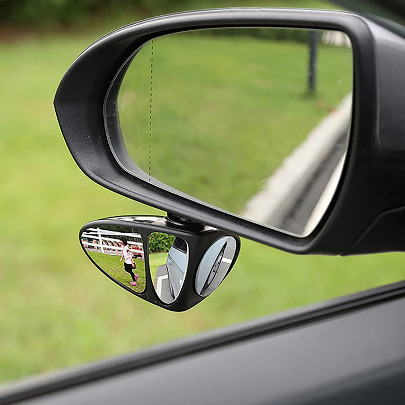 

3 в 1, автомобильное трехстороннее зеркало для слепых зон с поворотом на 360 градусов