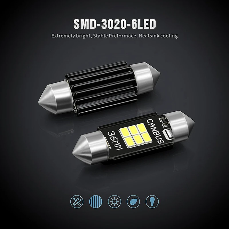 Набор микросхем Canbus 6X сверхъяркий 400 люмен 3020 без ошибок лампочки для внутреннего