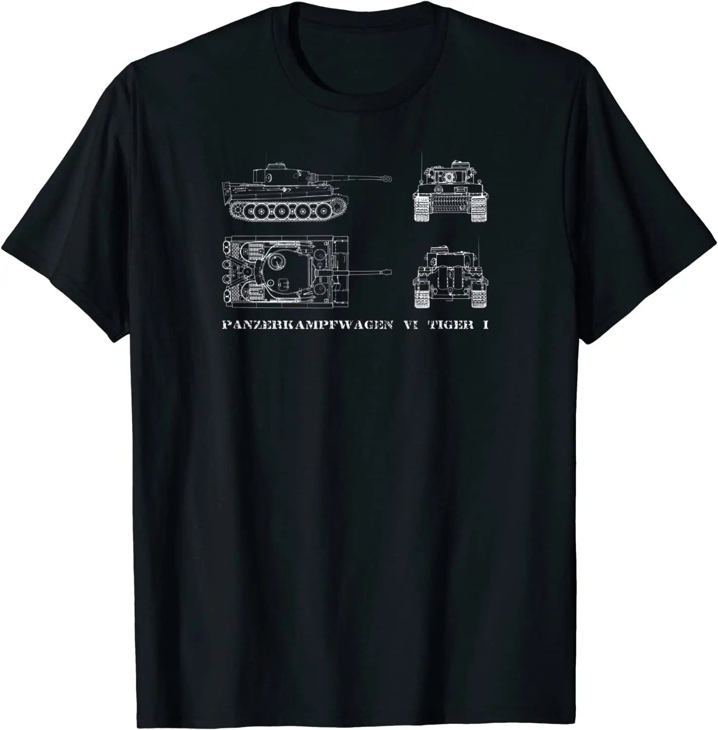 

Футболка Panzer VI Tank мужская с принтом тигра I, рубашка немецкой Армии времен 2 мировой войны, Повседневная рубашка с коротким рукавом и круглым вырезом из 100% хлопка, лето