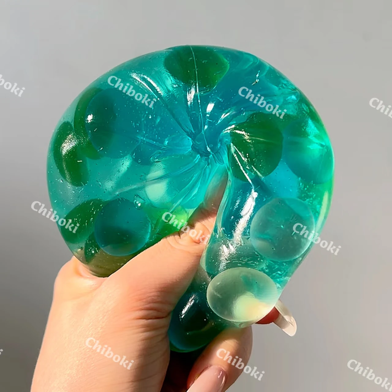 Фото Мягкая игрушка-антистресс Chiboki Original Mint Honeydew Bun, гигантская булочка с эффектом нефритовой глазури, ручной работы, для снятия стресса №3
