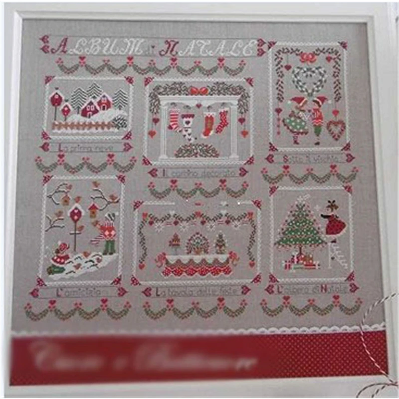 

ZZ5419 Cross Stitch Kits Cross-stitch Kit embroidery Threads for embroidery Set Christmas Crafts for adults Embroidery needles