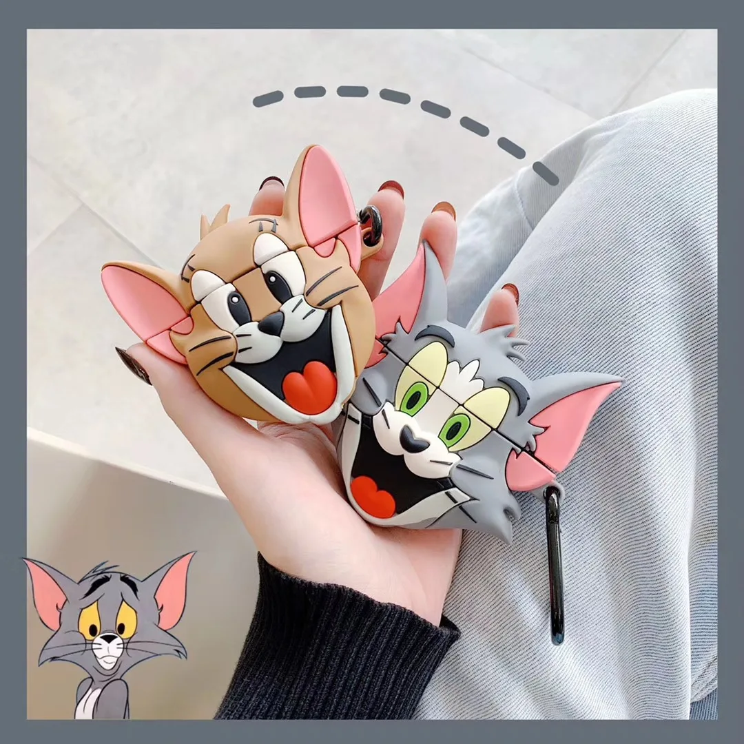 

Cute cartoon anime silicone sleeve Case for Airpods 1 2 3 Pro